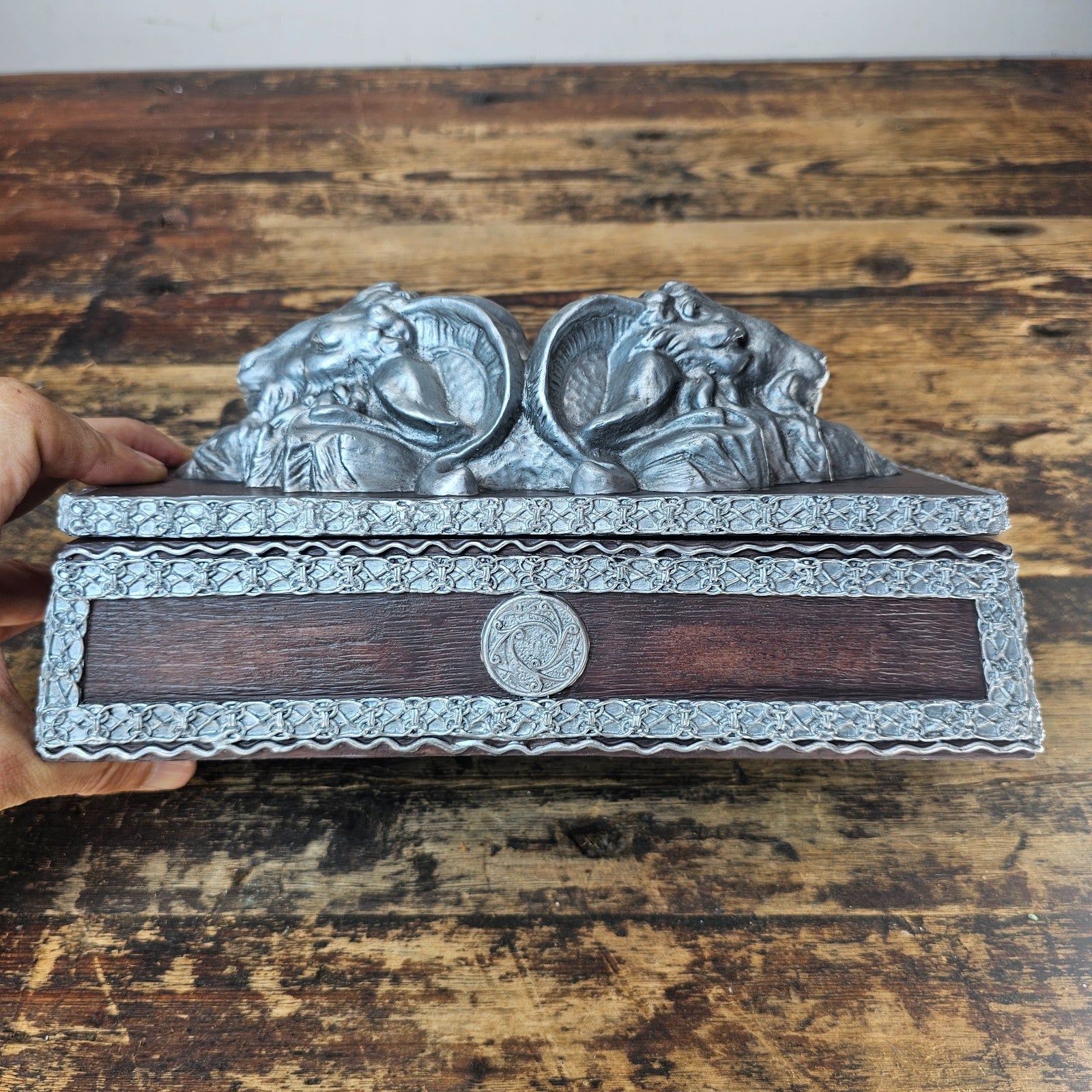 Rare 2001 "Aries Ram" Gothic Trinket Box by Raven's Flight