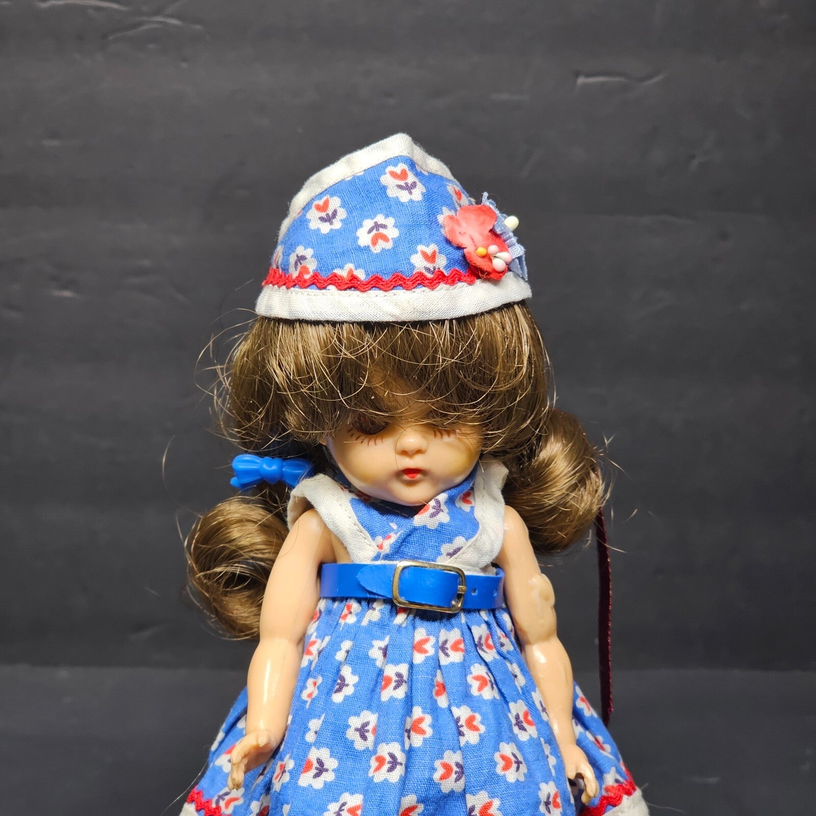 Vintage Vigra Doll 8" 1950's (Damaged)