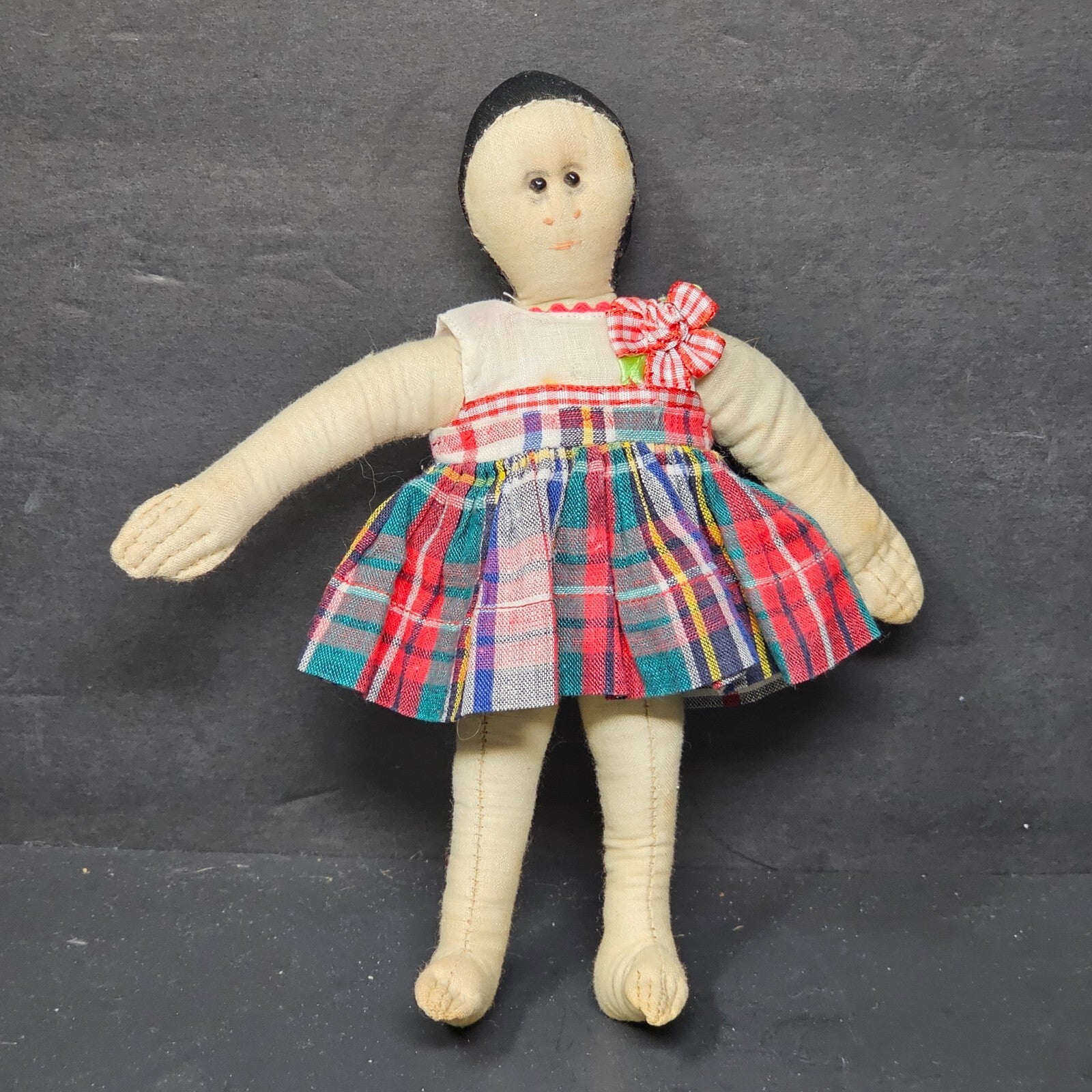 Vintage Cloth Doll In Vogue Doll Outfits 8"