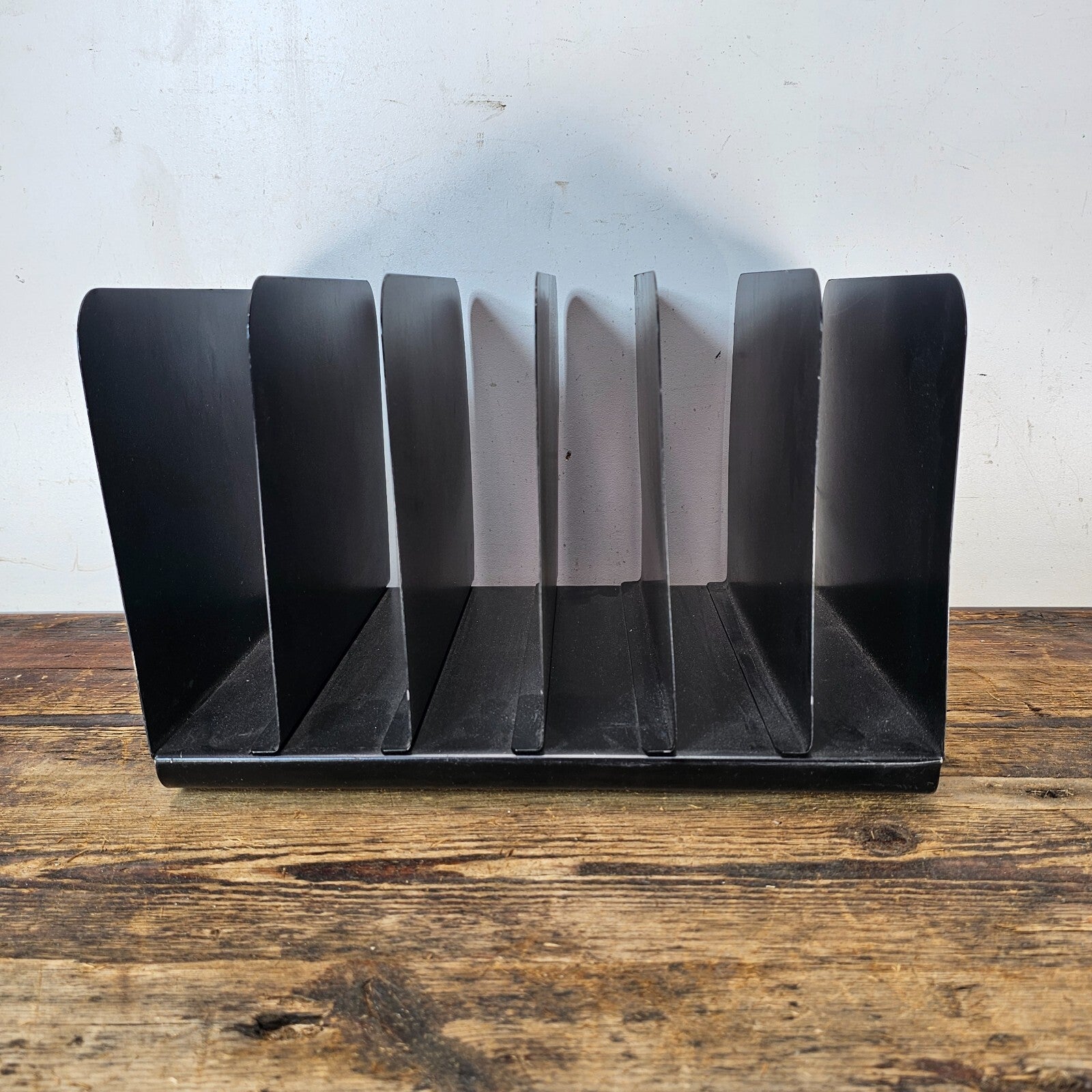 Vintage 6 Compartment Desktop File Organizer
