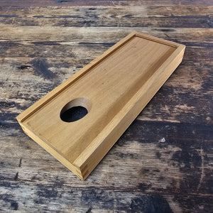 Vintage Wooden Sliding Box / Pencil Case with Magnetic Closure