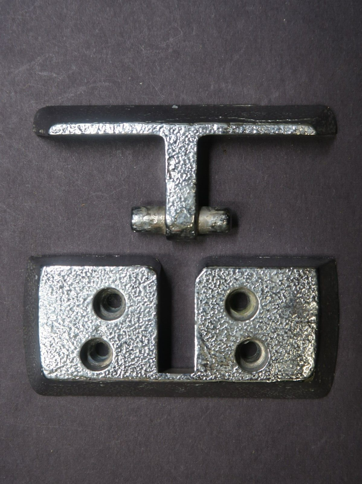 Clark Industrial Folding Chrome Boat Cleat Vintage