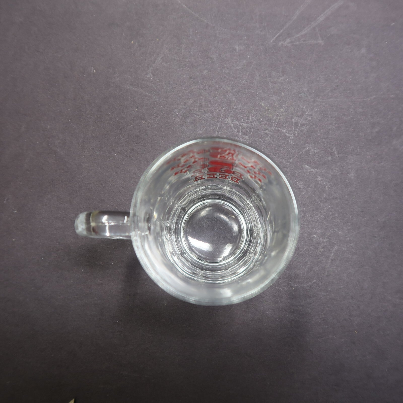 Vintage Alaska 5 Cent Beer Shot Glass Mug with Handle H 2.9"