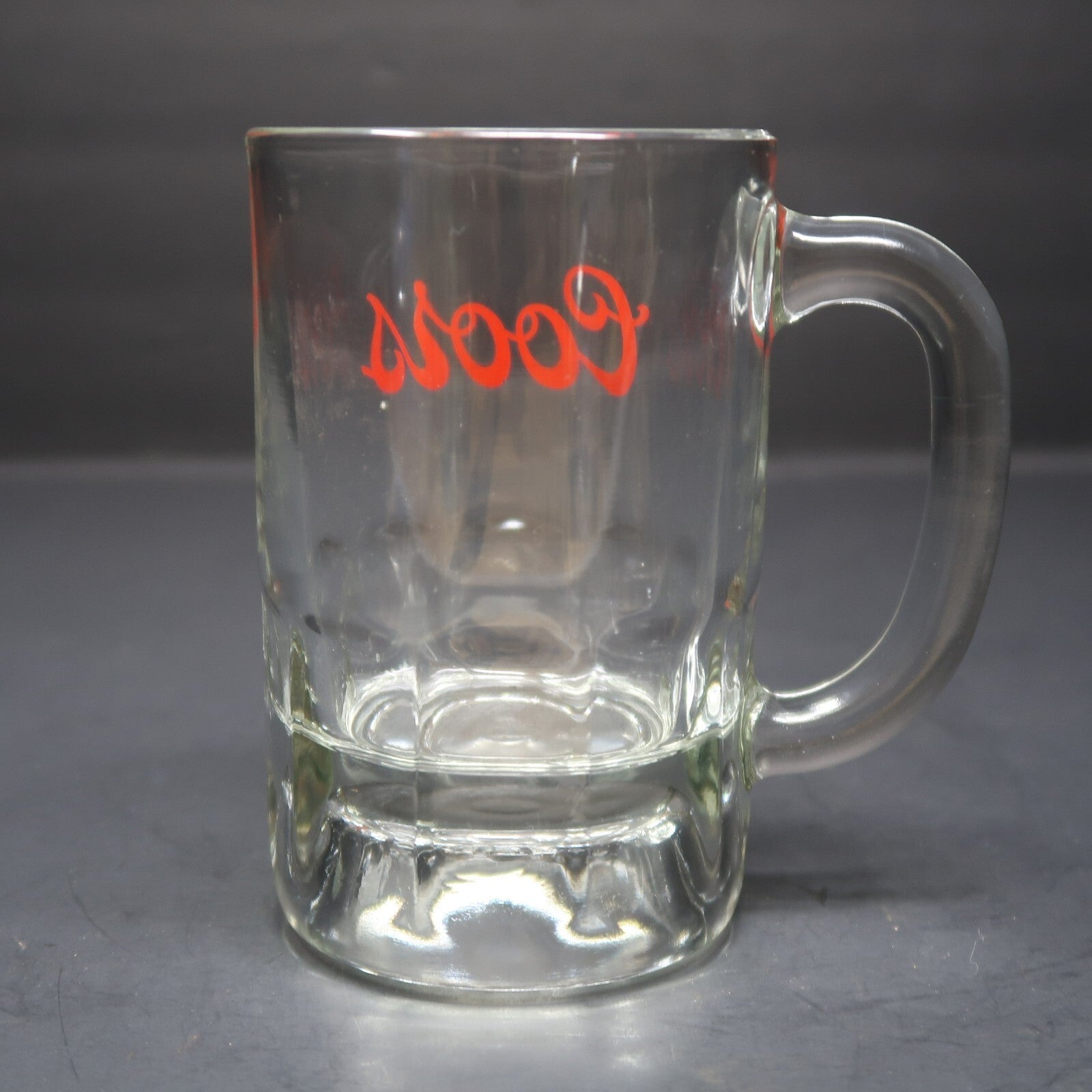 Vintage Coors Beer Glass Mug 12 fl oz. 3" x 3" x H 5" Heavy 1.5 lb.