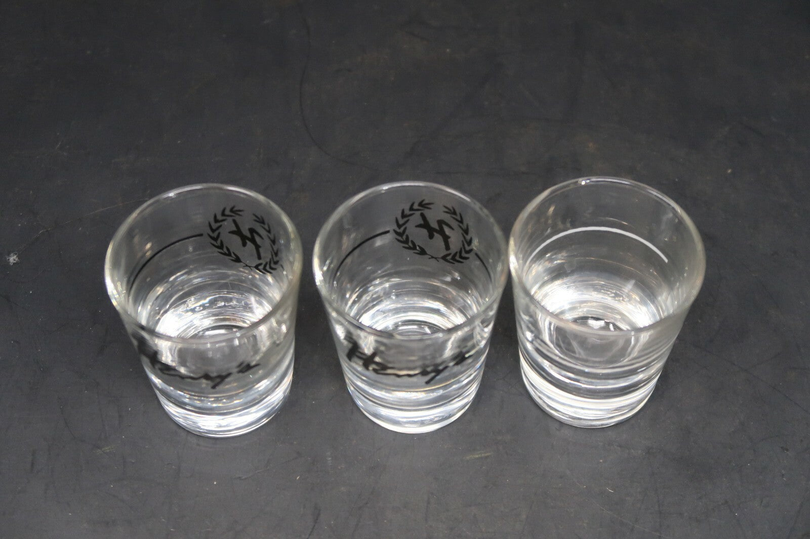 Lot of 3 Vintage Souvenir Shot Glasses