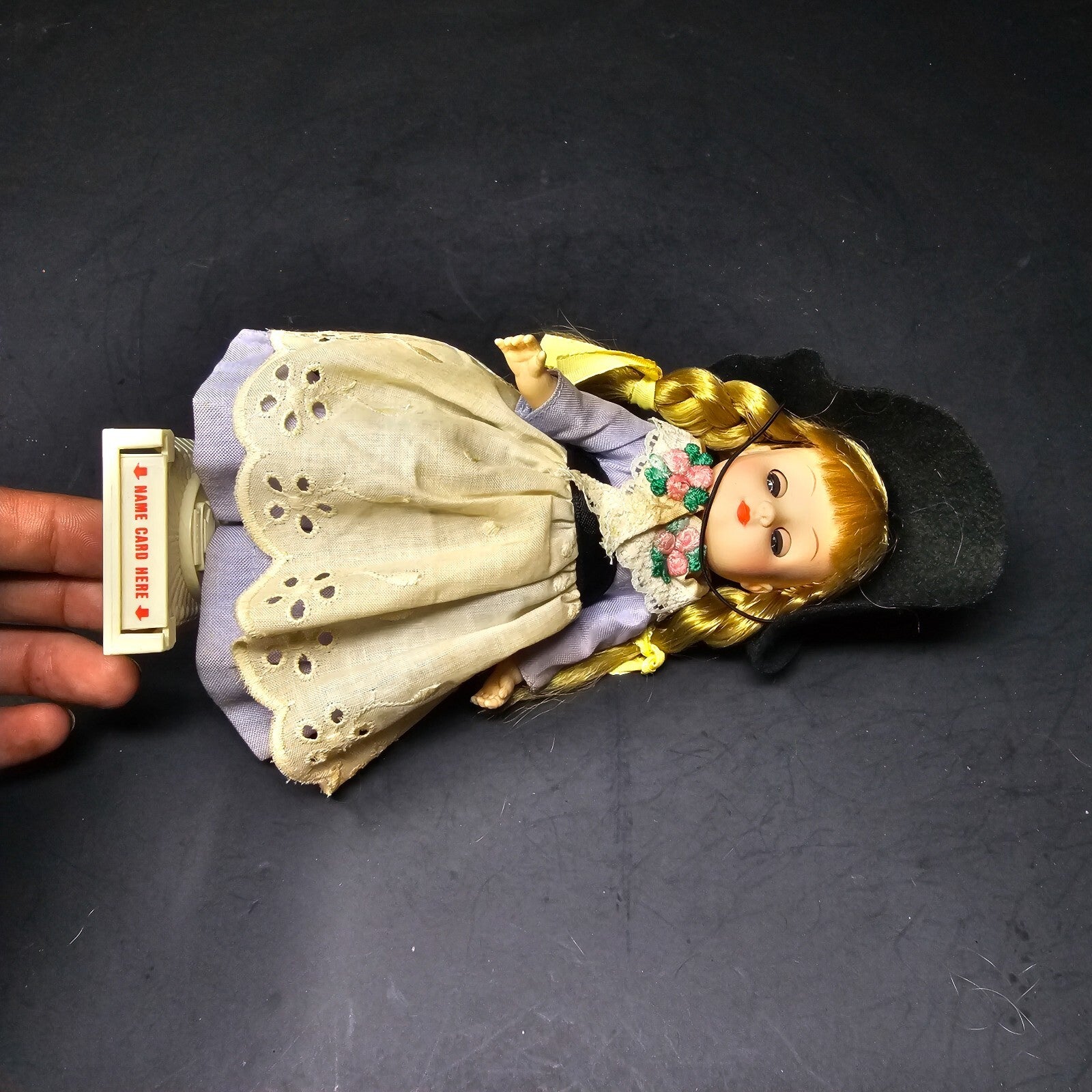 Vintage Symbol of Quality #7013 7" Doll With Stand