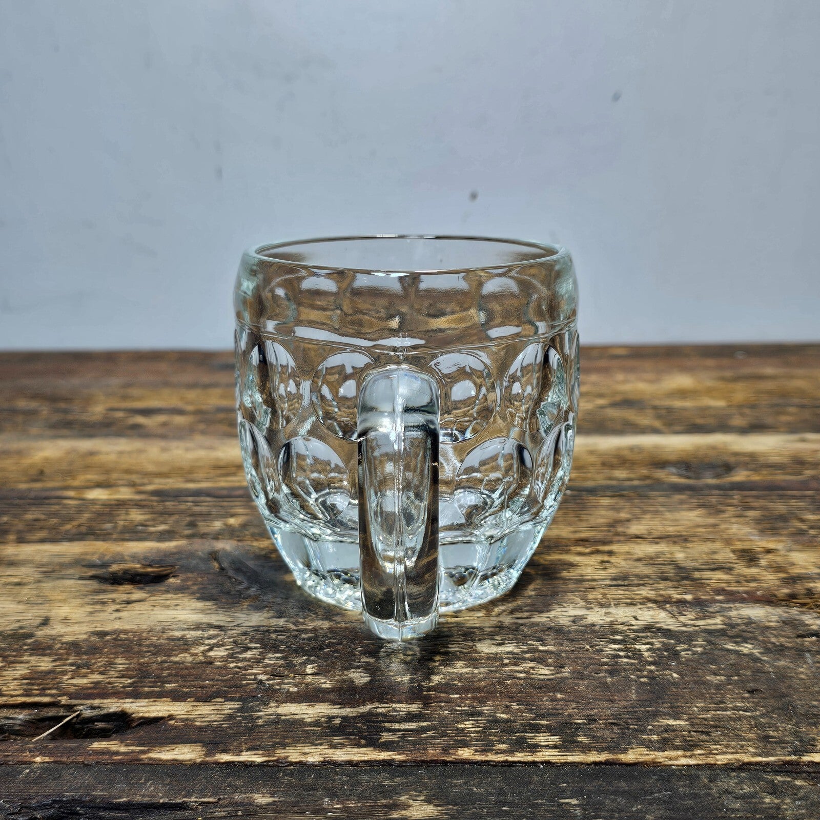 Vintage Libbey CRISA Dimple Stein Beer Mug 5.5"L x 4"W x 4"H