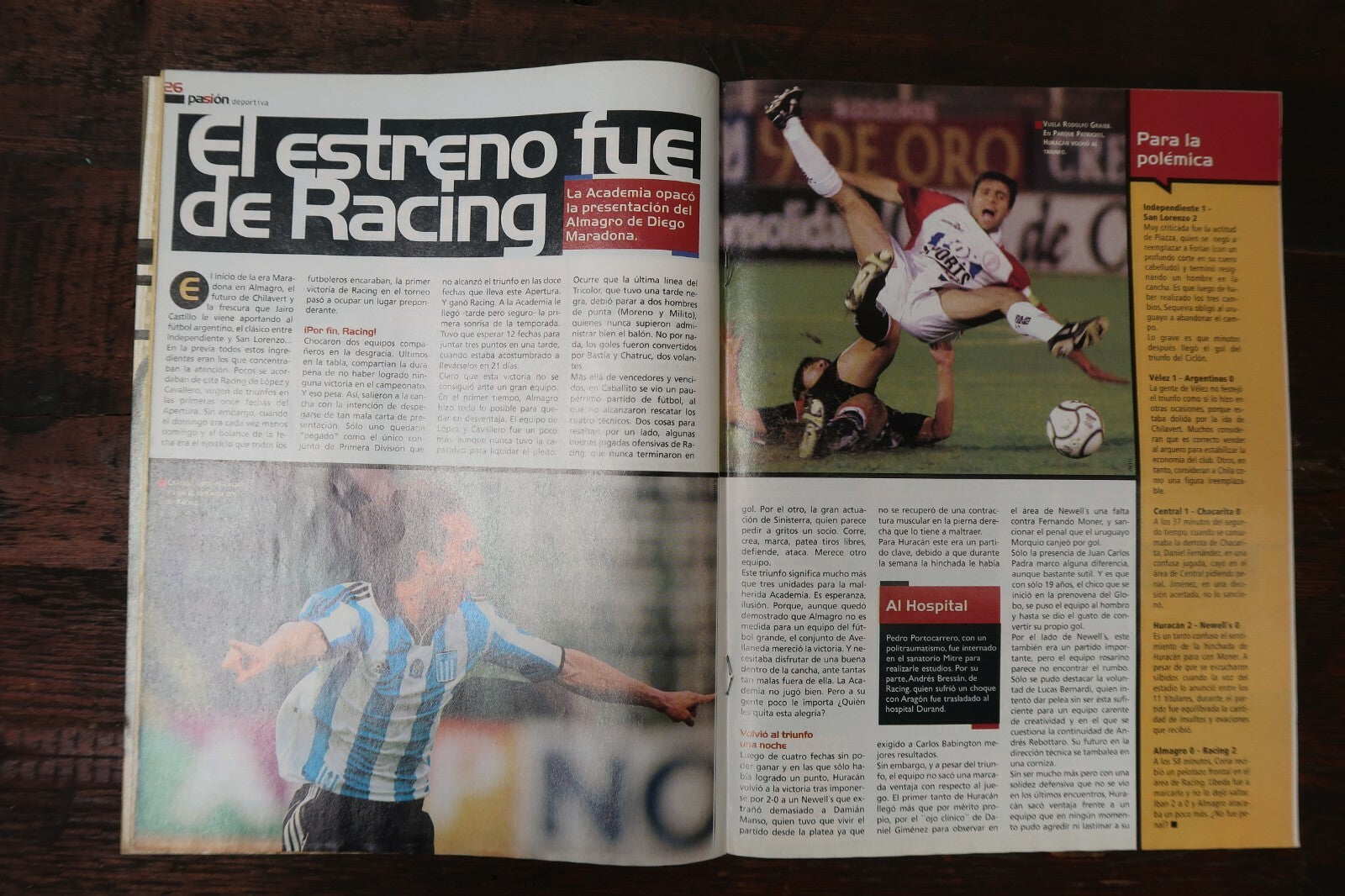 Pasion Deportiva Magazine 10-30-2000 #11 - Diego Maradona - Argentina