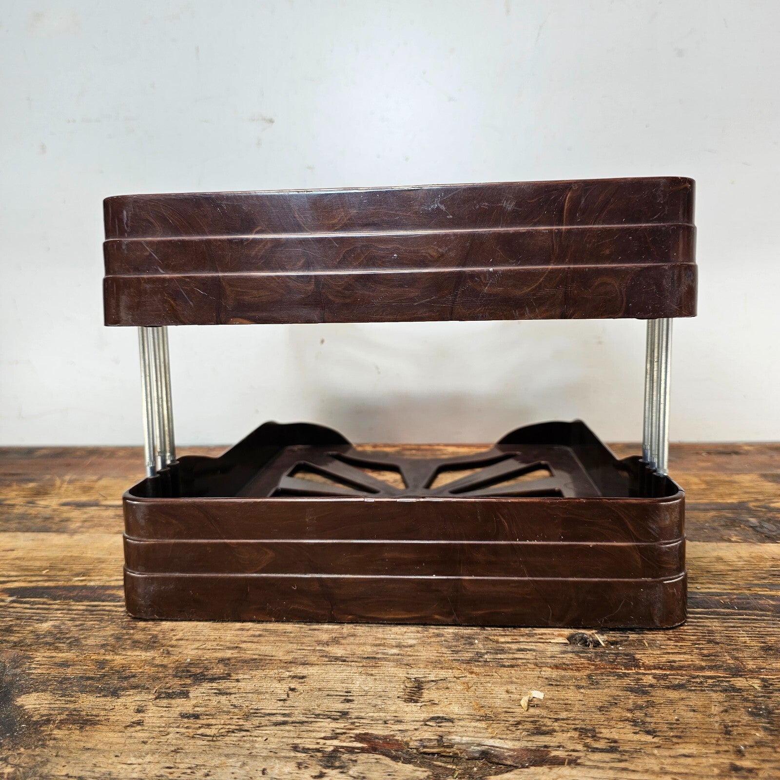 Bert M Morris Co. Two-Tier Plastic Paper Tray 1940s