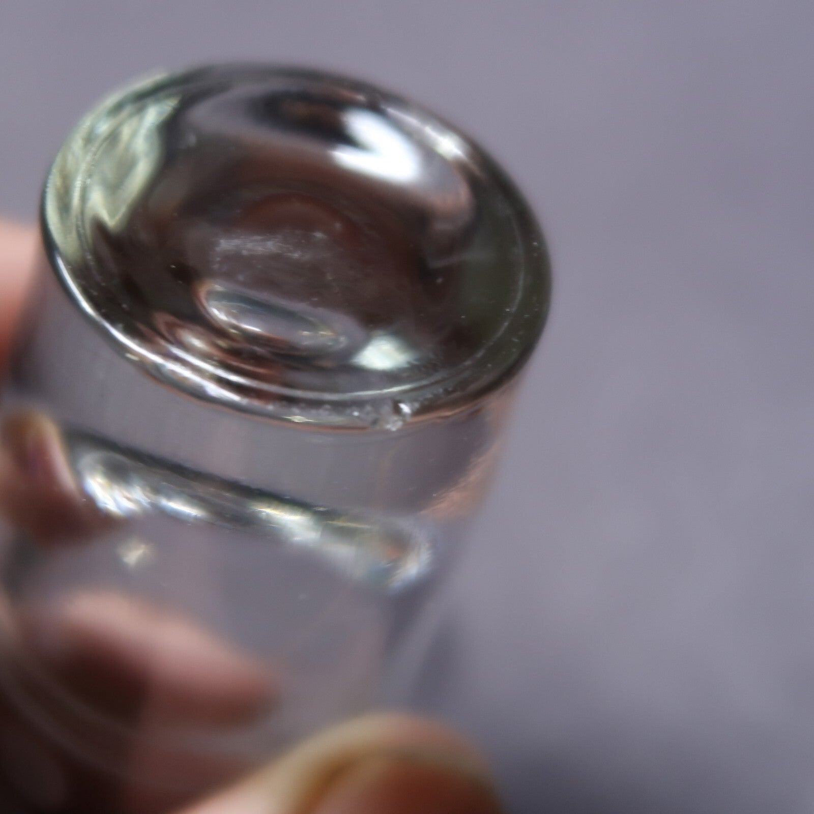 Etched Shot Glass Heavy Bottom H 2.9"