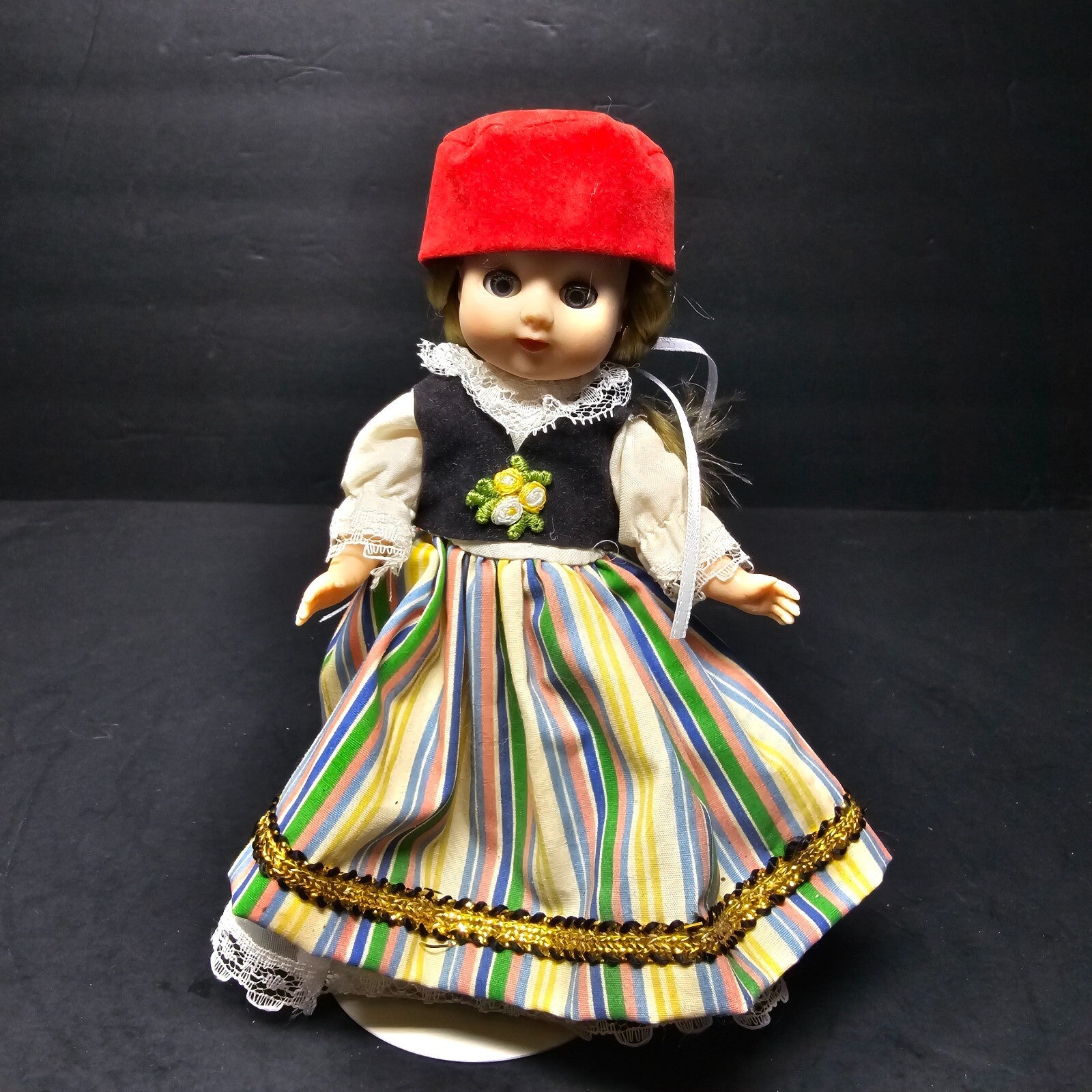 Vintage Symbol Of Quality Doll Greece 7”