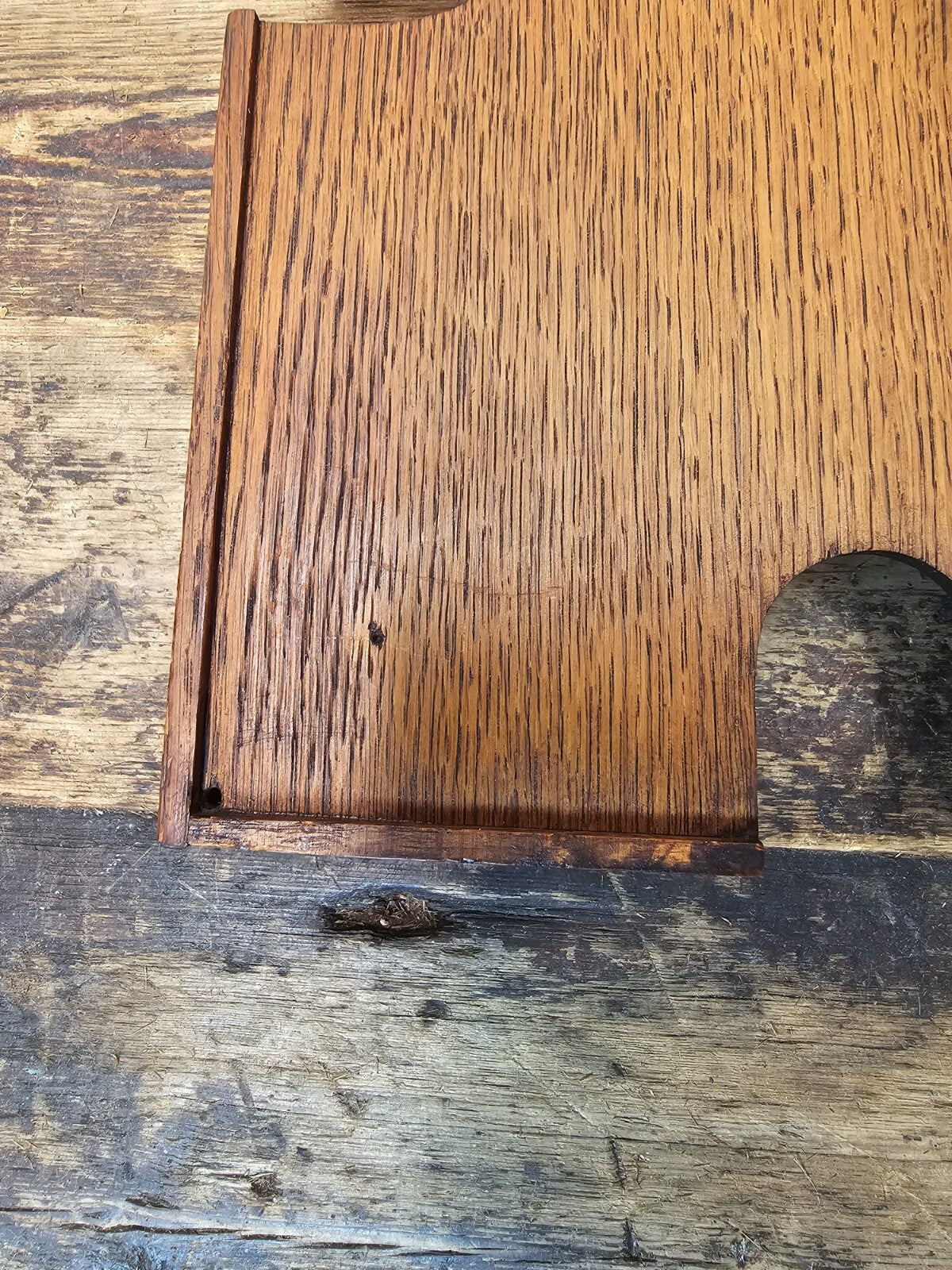 Rare 1920s Globe-Wernicke Wooden Desk Organizer / Letter Tray