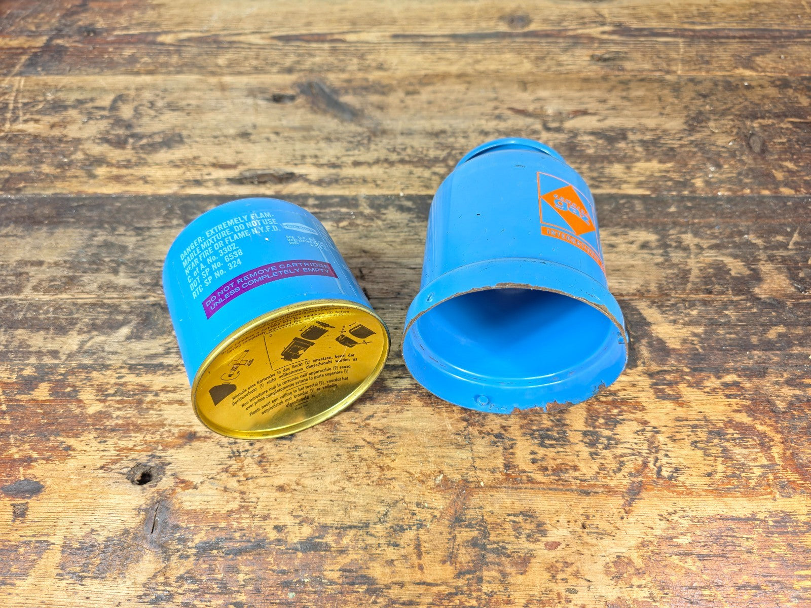 Vintage Camping Gaz “Super Bleuet” Portable Gas Stove – 1970s–80s, France