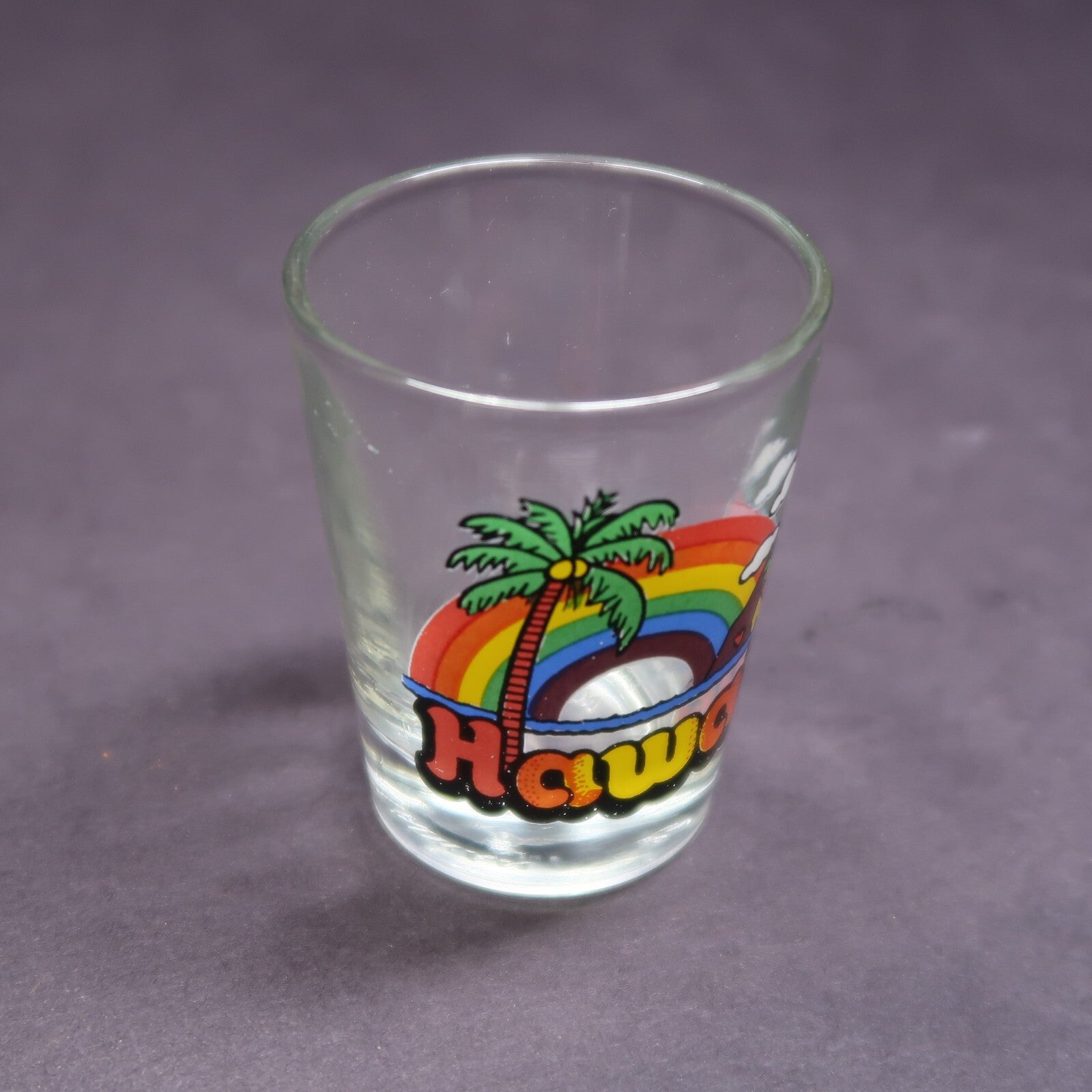 Hawaii Rainbow Shot Glass H 2.3"