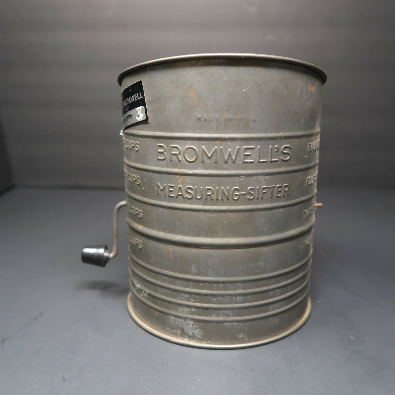 Vintage Leigh Bromwell 5 Cups Measuring Sifter