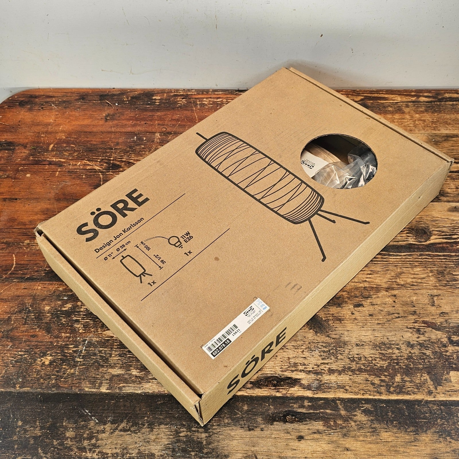 RARE Vintage IKEA SÖRE Floor Lamp by Jon Karlsson | New Old Stock, Discontinued