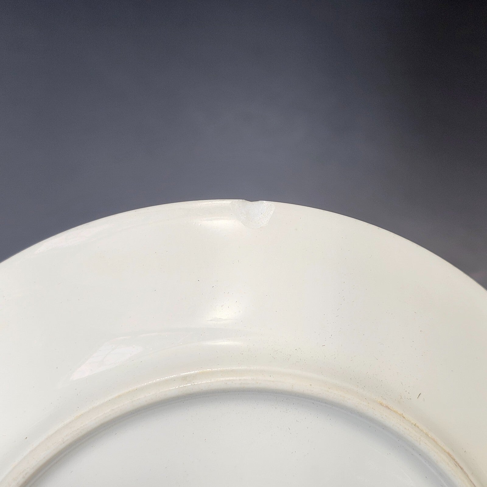 Theodore Haviland Limoges France Teacup Saucer & Fruit Bowl Set White Gold Trim