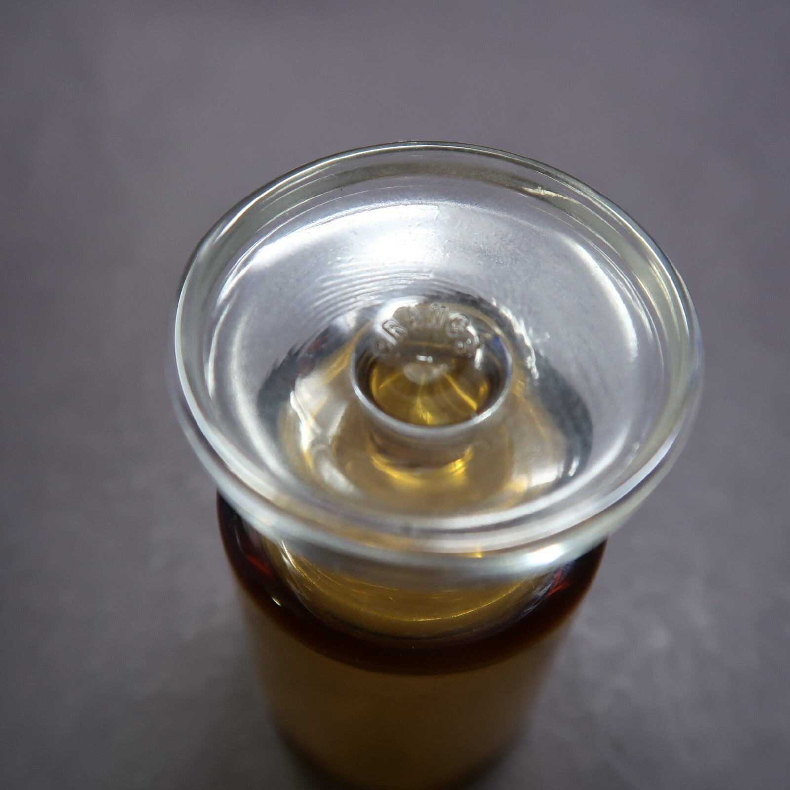 Luminarc Amber Footed Shot Glass H 2.8"