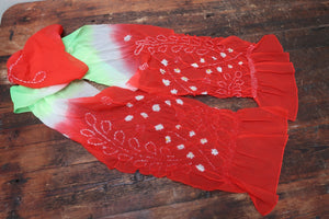 Vintage Japanese Summer Scarf 8ft x 1ft