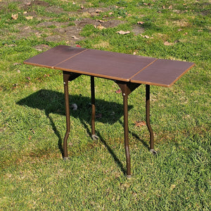 MASO Steel Products Rolling Drop Leaf Typewriter Table MCM