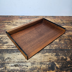 Mid-Century Modern Desktop Organizer/Paper Tray by Qualiton, Los Angeles, CA