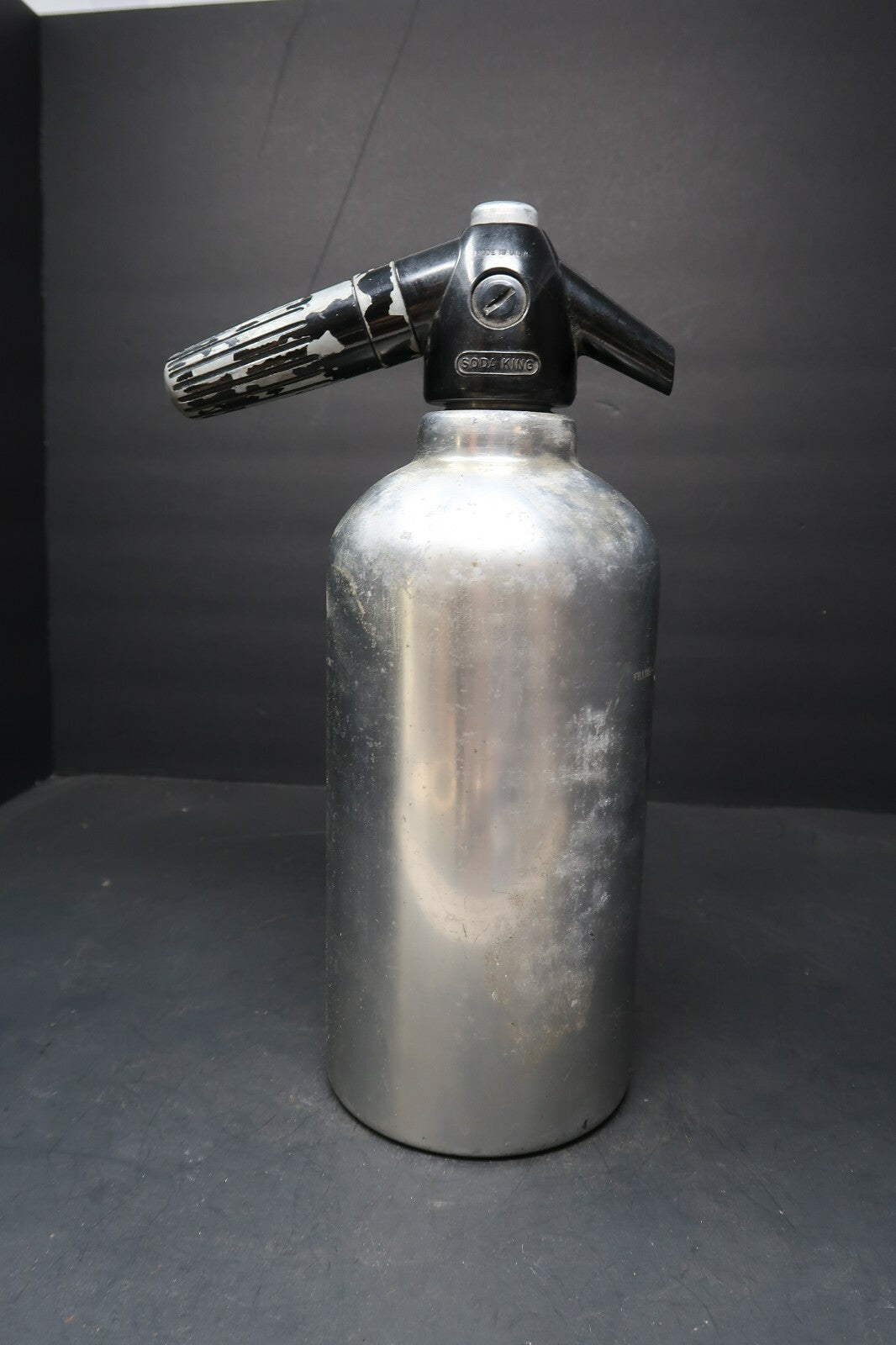 Vintage 12" H Bar Soda King Syphon Sparkling Seltzer Water