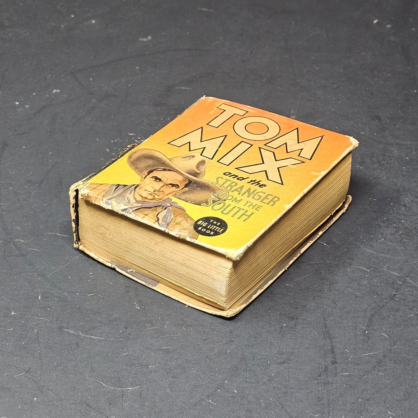 vintage Big Little Book TOM MIX AND THE STRANGER FROM THE SOUTH 1183