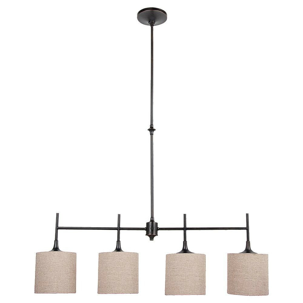 SEA GULL 66952-710 Four Light Island Pendant, Burnt Sienna