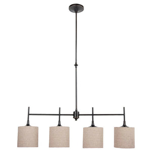 SEA GULL 66952-710 Four Light Island Pendant, Burnt Sienna