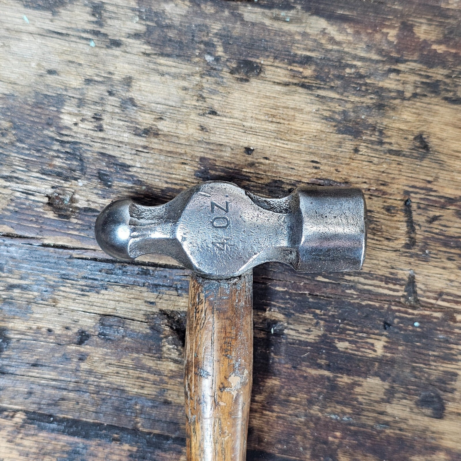 Vintage Blue Point 4oz Ball Peen Hammer 11"L