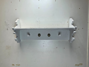 Wall Shelf Wooden Peg Hooks And Concho Style Round Hooks Bear Design