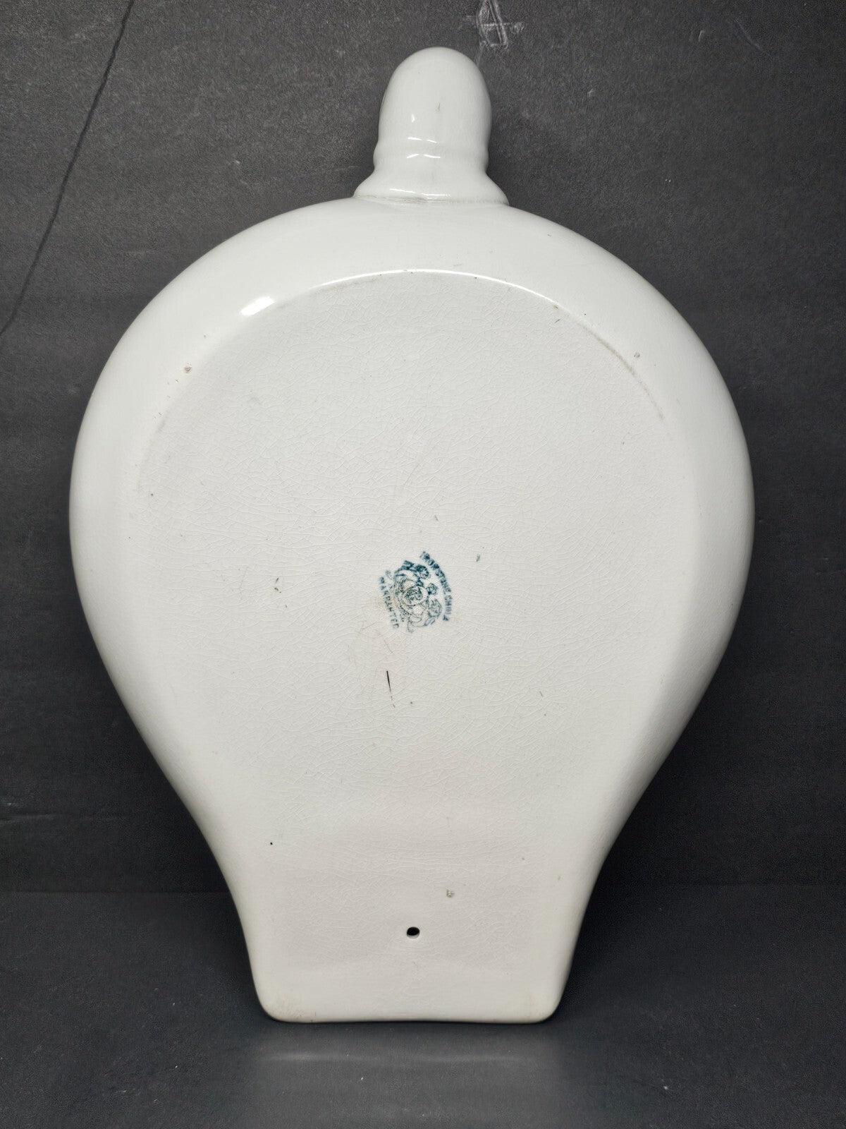Antique White Porcelain Ironstone China Bed Pan