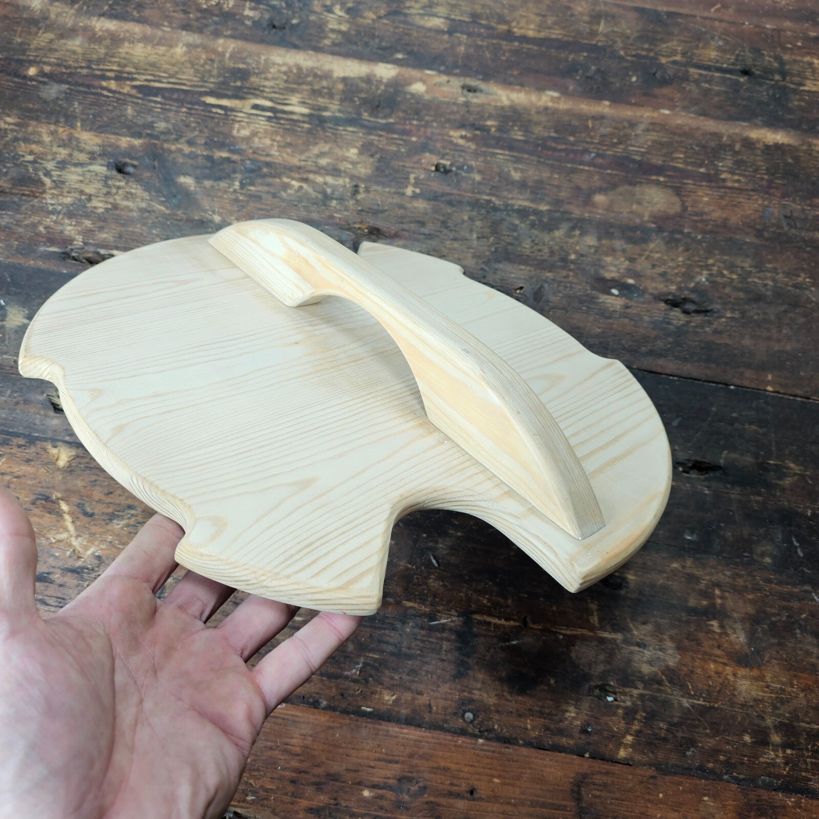 Wood Pot Lid 14.5" Diameter