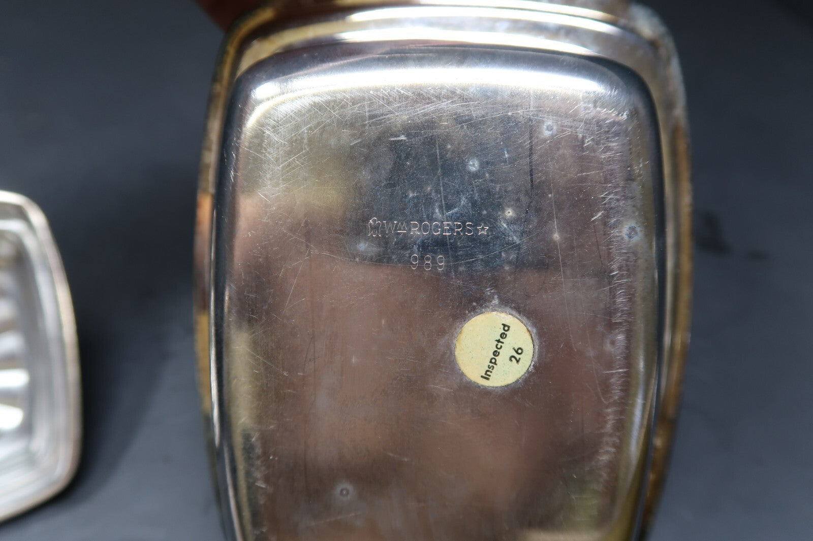 Wm Rogers Silverplate Soft Margarine Dish Candy & Relish Server