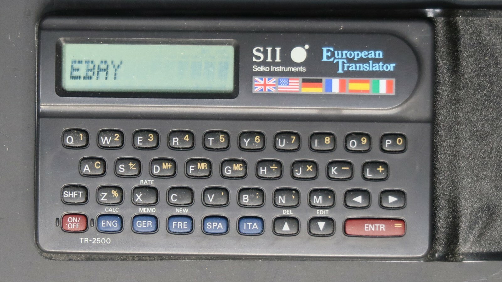 Radio Shack Four Language Translator 63-666 With Box and Manual