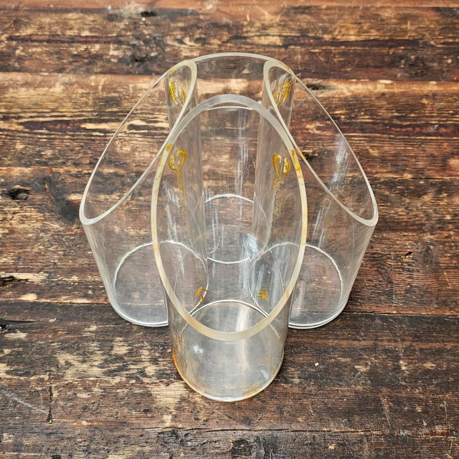 Vintage Lillian Vernon Acrylic Flower Vase