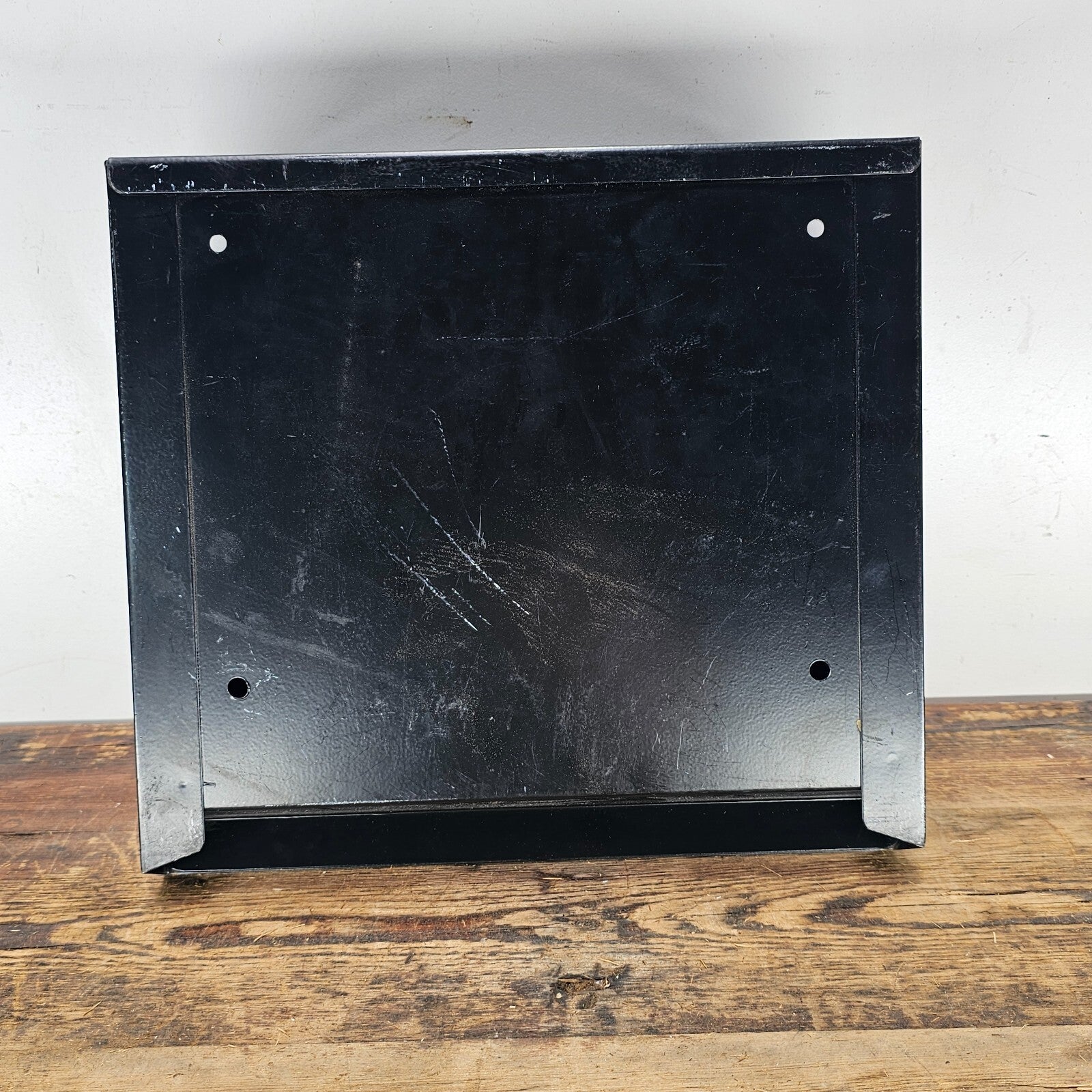 Vintage Wall-Mounted Steel File Holder