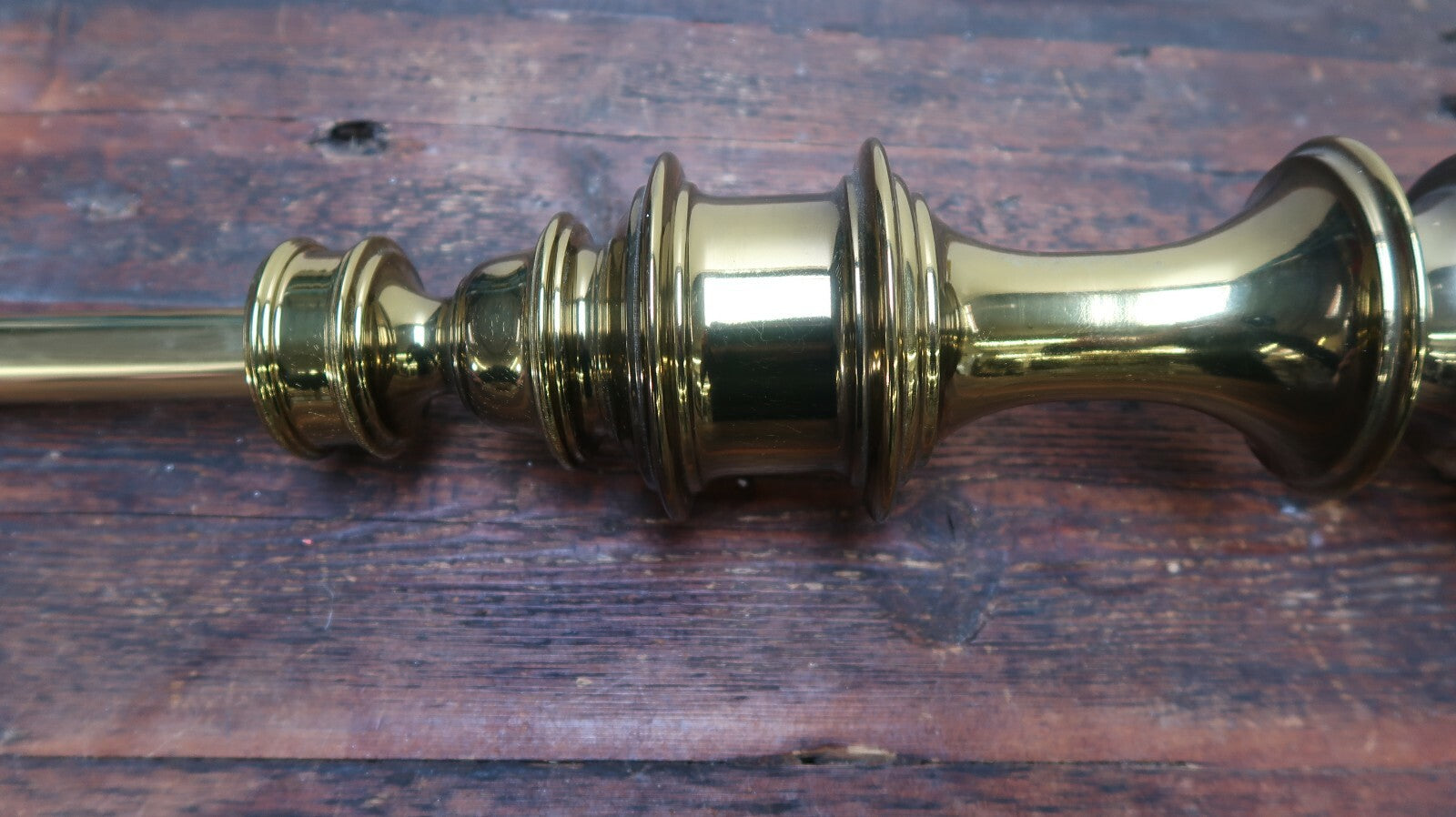 Vintage Leviton Brass Table Lamp 7" x 7" x H23.5"