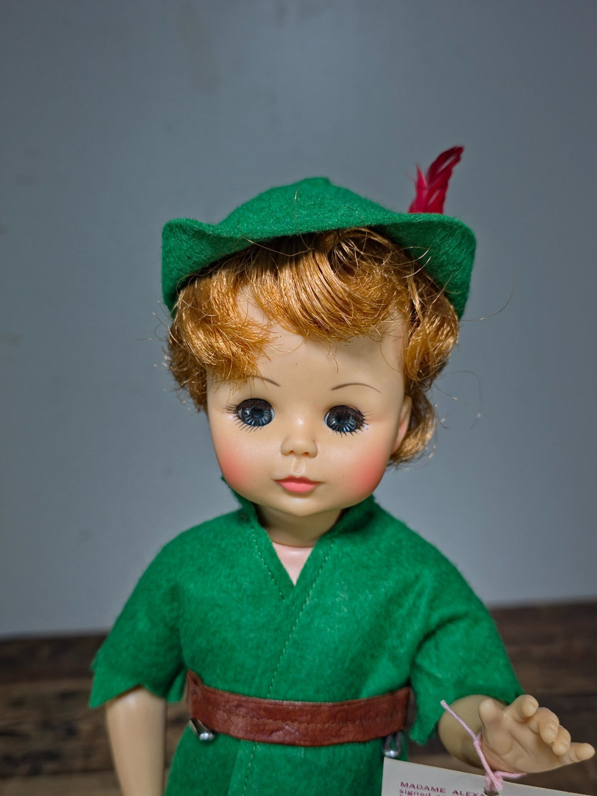 Vintage 1970s Madame Alexander Peter Pan Doll 14” w/ Box & Tag | Near Mint