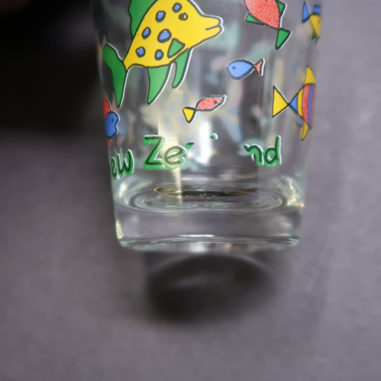 Kelly Tarlton's Aquarium New Zealand Souvenir Shot Glass H 2.3"
