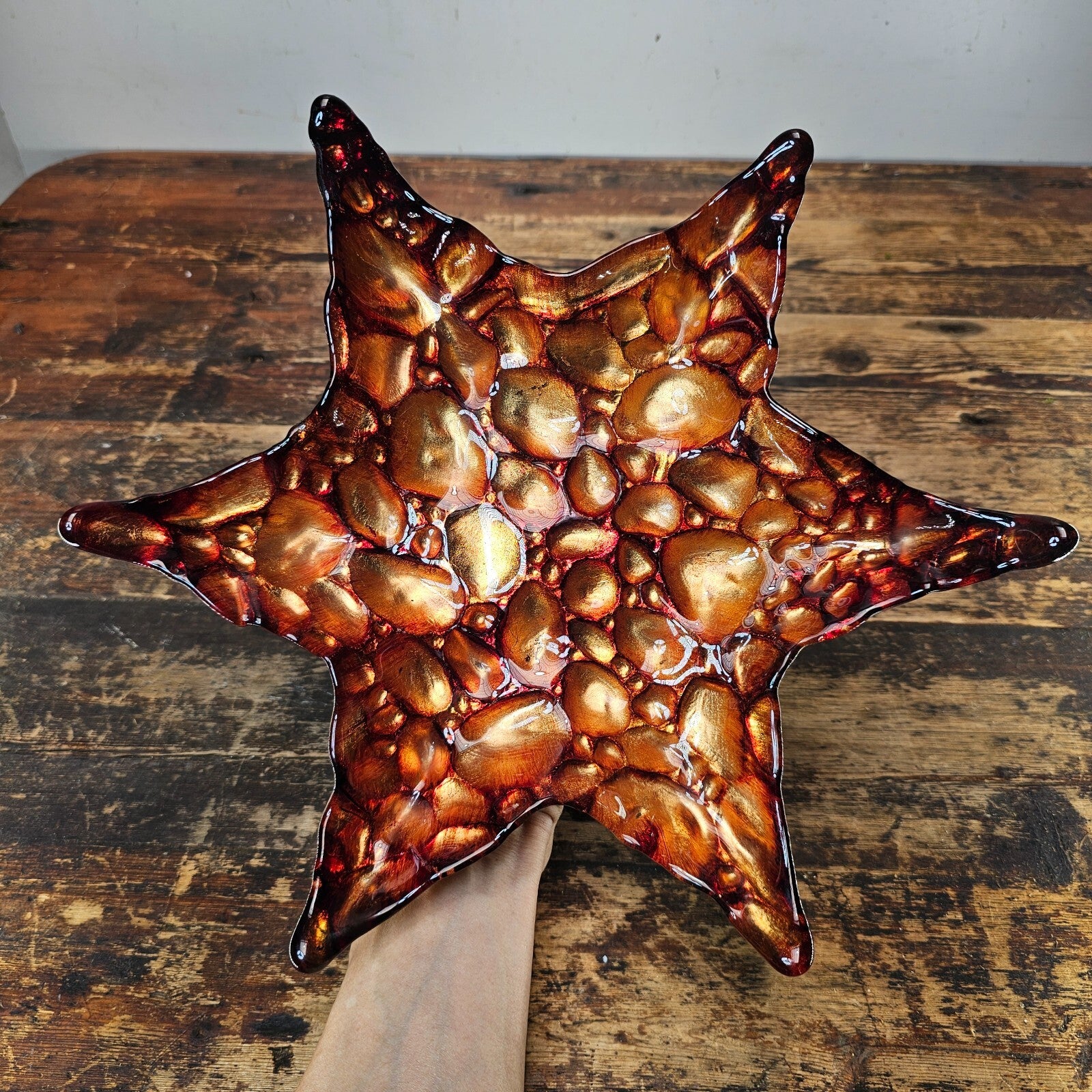 Set of 2 Z Gallerie "Arda" Pebble Star Bowl Set
