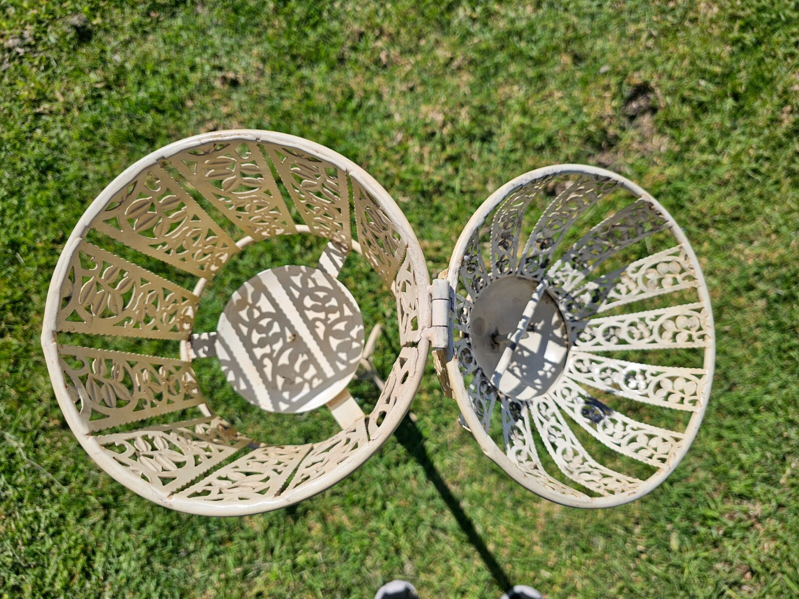 Vintage Style Birdcage Candle Holder Stand 45"H