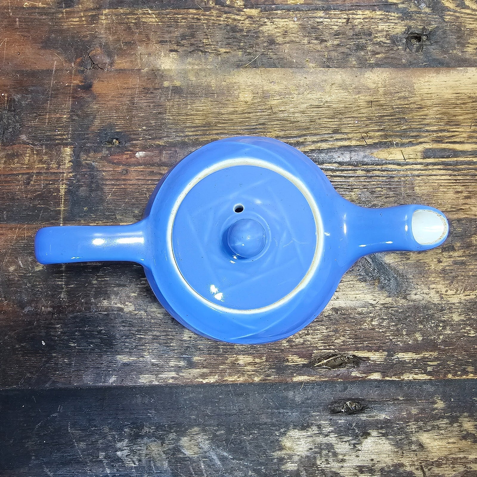 Vintage Hall China Blue Teapot