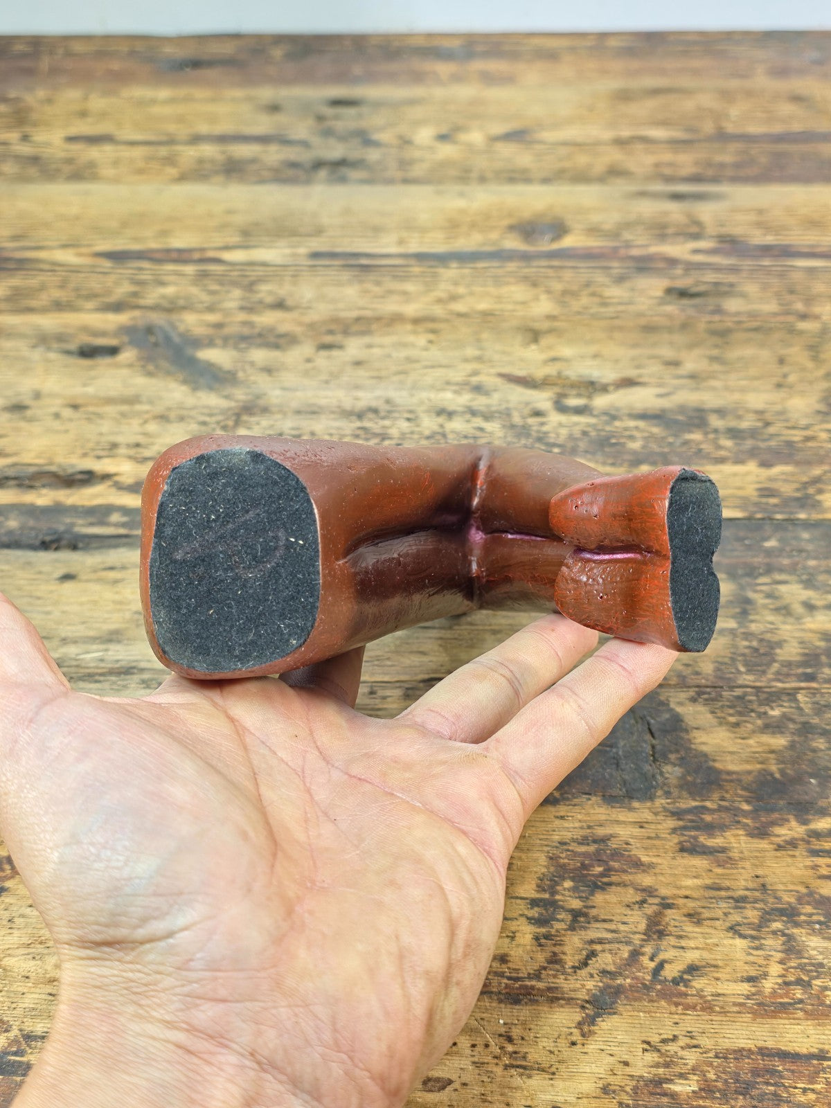 Handcrafted Modernist Abstract Human Figure Sculpture