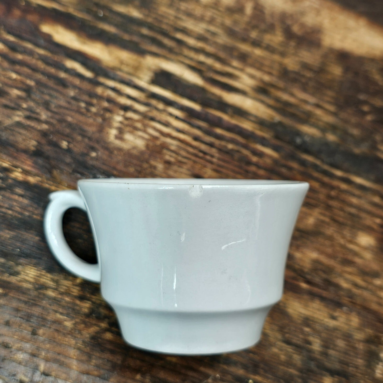 Arabia Suomi Finland Green Band Ribbons White Demitasse Cup & Saucer + Teapot