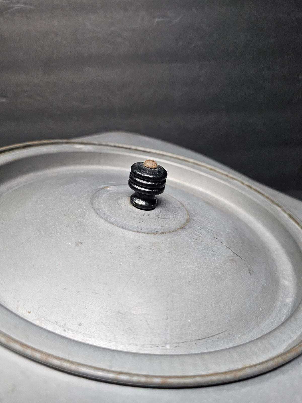 Antique Steel Bed Pan With Hinged Lid Made By Duquesne Works ?