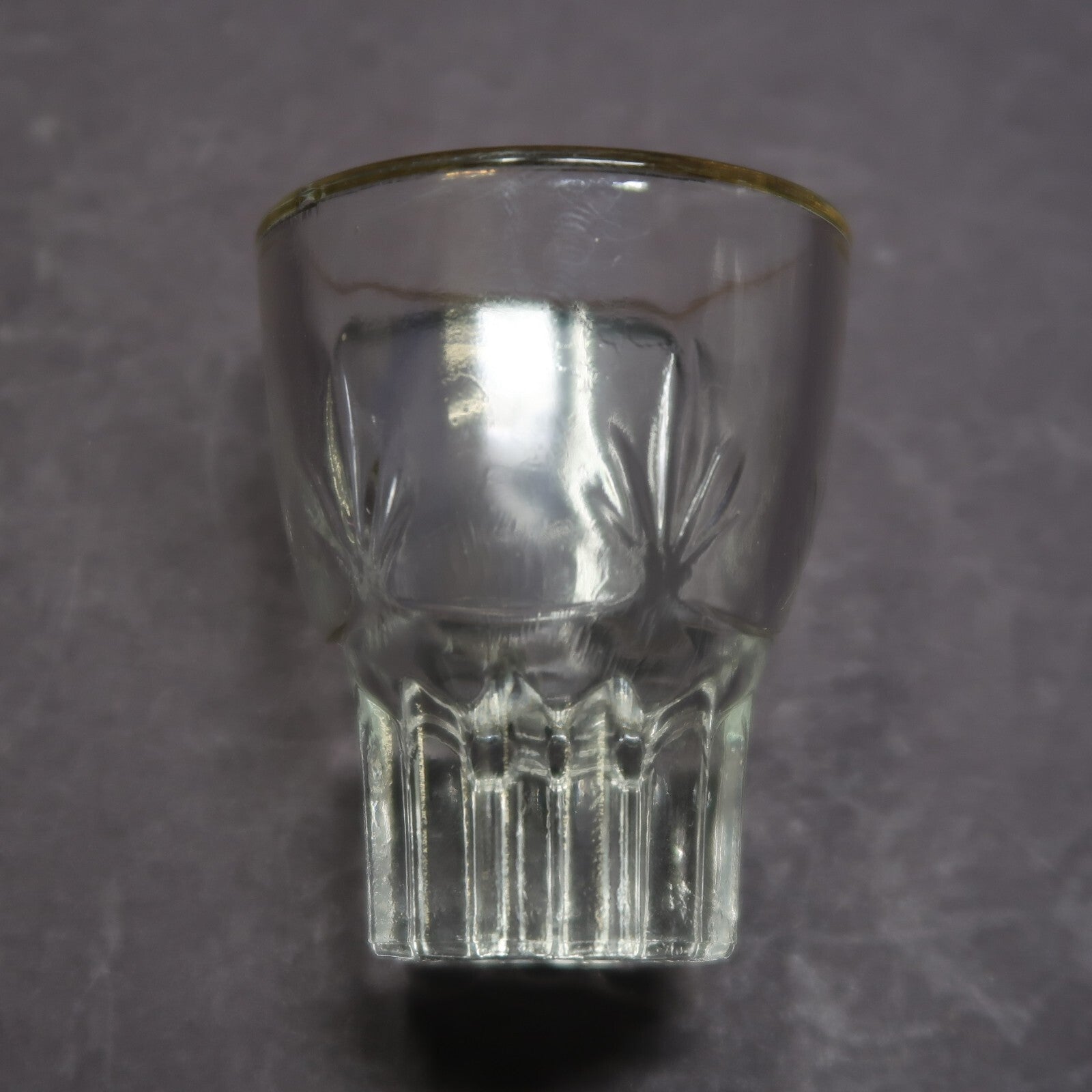Gold Trim Shot Glass H 2.4"