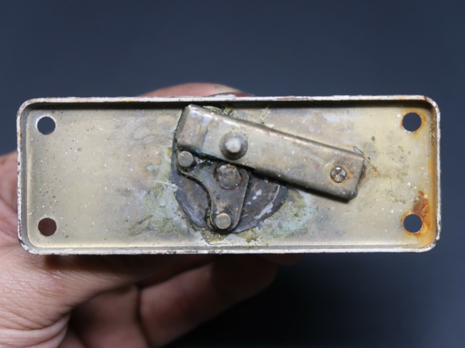 Antique Window Sash Lock Latch Hardware Knob Shabby Chic White (B)