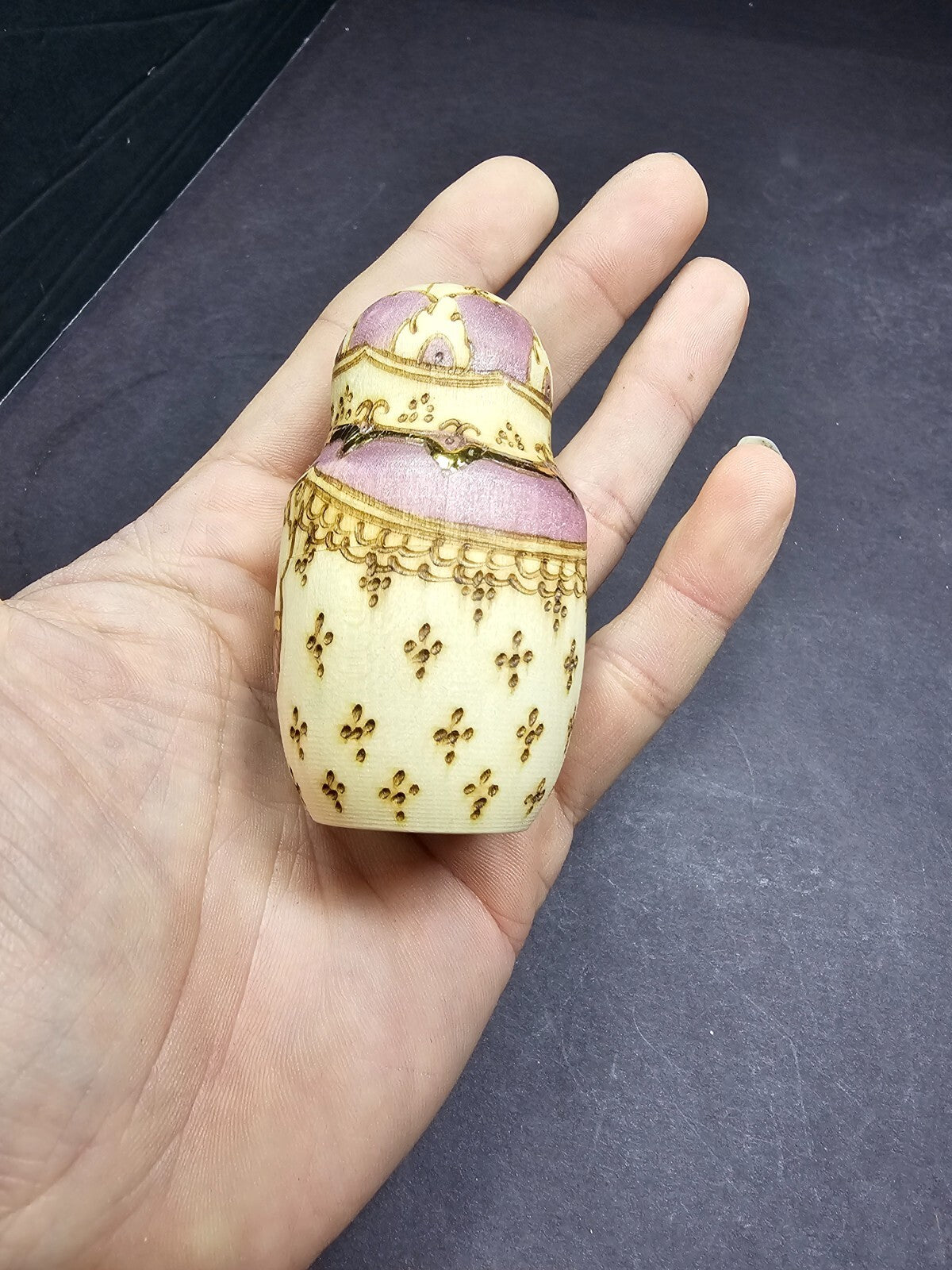 5 pcs Russian Matryoshka Nesting Dolls Signed
