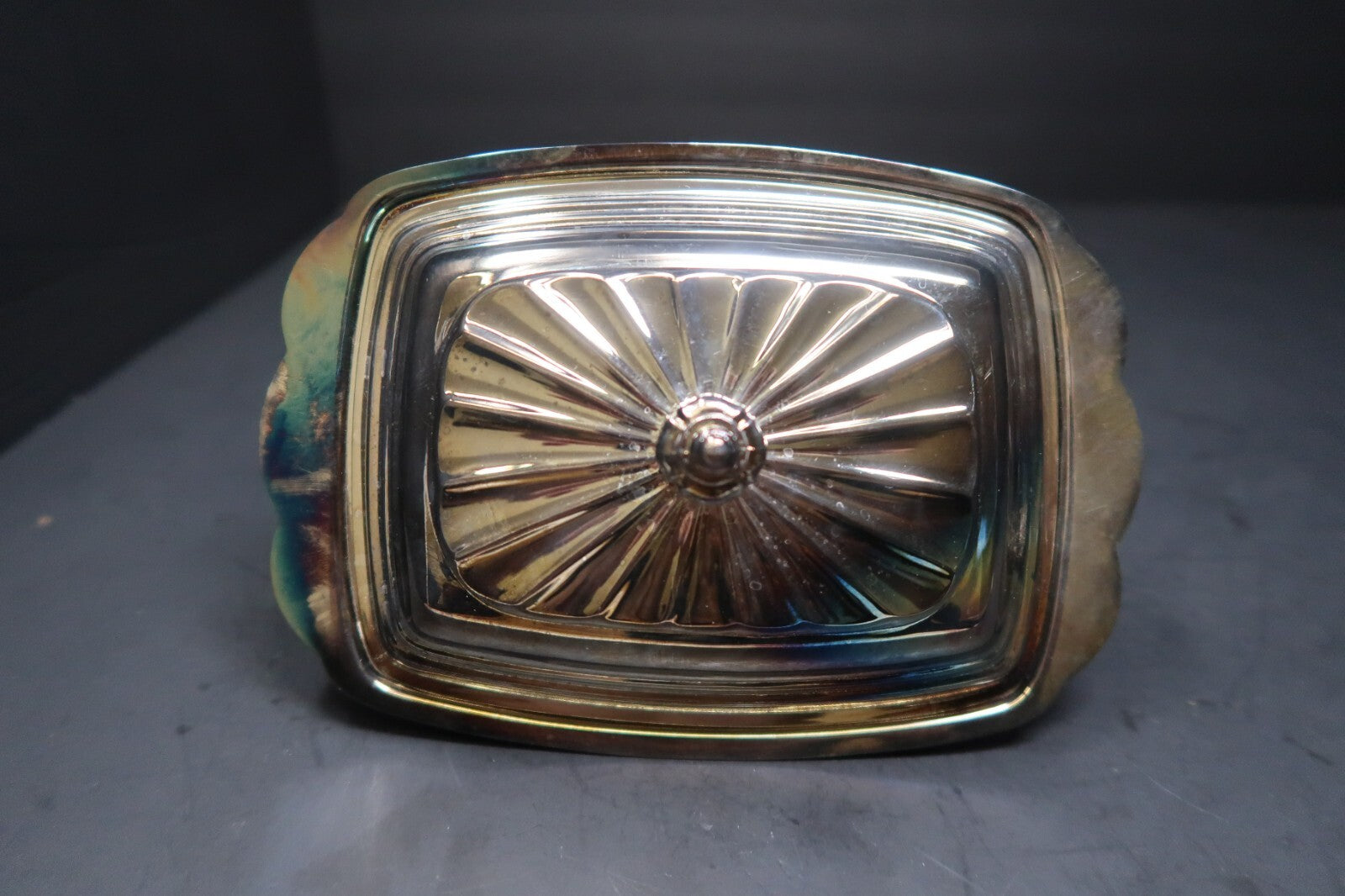 Wm Rogers Silverplate Soft Margarine Dish Candy & Relish Server
